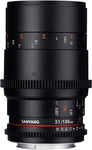 VDSLR II 100mm T3.1 ED UMC Macro Telephoto Cine Lens(Canon EF)