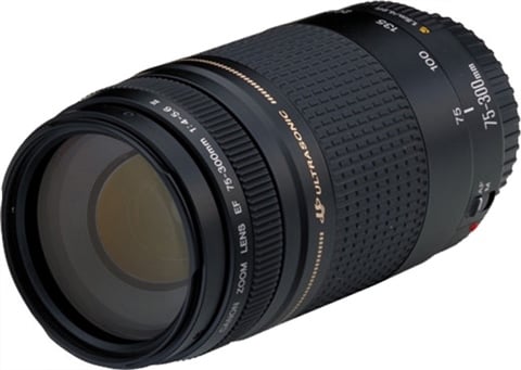 EF 75-300mm f/4-5.6 II USM Black Lens