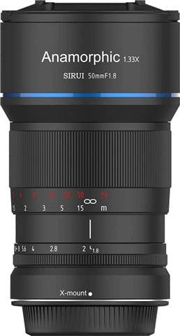 50mm f/1.8 Anamorphic 1.33x Lens (Fuji Mount)