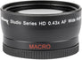 Ultimaxx 67mm 0.43x Professional Wide Angle Lens With Macro