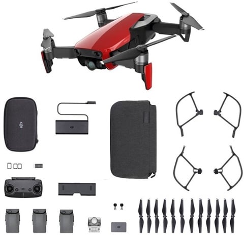 Mavic Air (Fly More Kit) Foldable Quadcopter - Flame Red