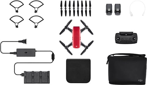 Spark (Fly More Kit) Quadcopter - Lava Red