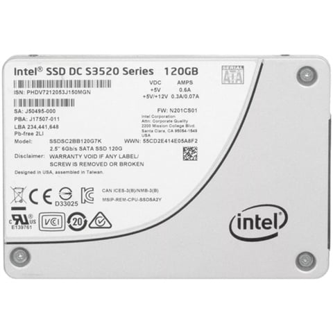 DC S3520 120GB SATA 2.5" SSD