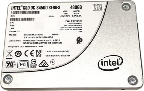 S4500 SSDSC2KB480G7 480GB 2.5" SATA SSD