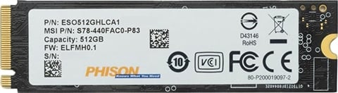 ESO512GHLCA1 512GB 2280 NVMe M.2 SSD