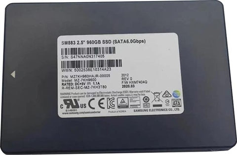 MZ-7KH9600 960GB 2.5" SATA SSD