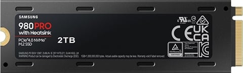 980 Pro MZ-V8P2T0CW (PCIe 4.0) 2TB 2280 NVMe M.2 W/ Heatsink