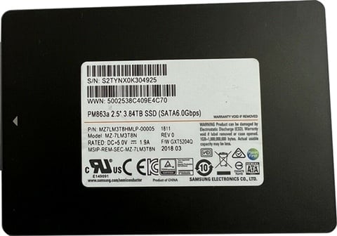 PM863 3.84TB 2.5" SATA SSD