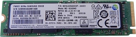 PM951 256GB 2280 NVMe M.2