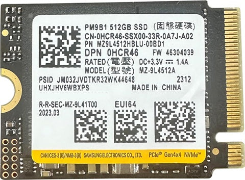 PM9B1 512GB 2230 NVMe M.2 PCIe