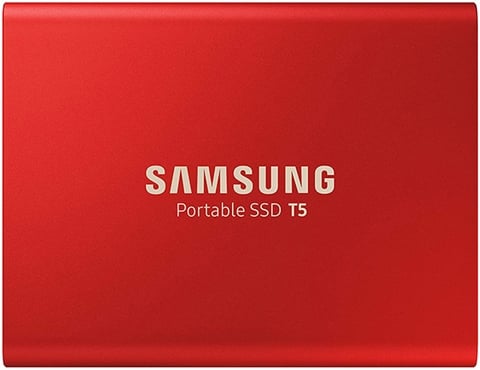 T5 500GB USB-C 3.1 Gen2 Portable SSD Red