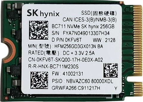 BC711 HFM256GD3GX013N 256GB NVMe 2242 SSD