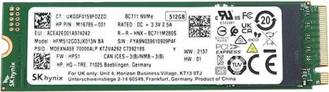 HFM512GD3JX013N 512GB 2280 M.2 NVMe