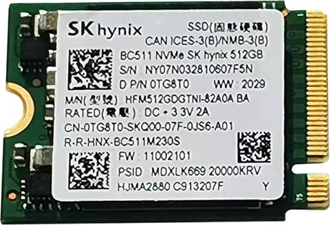 HFM512GDGTNI 512GB 2230 NVMe M.2