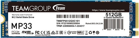 MP33 512GB M.2 SSD