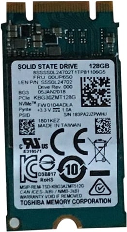 BG3 128GB 2242 NVMe M.2