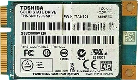 THNSNH128GMCT 128GB mSATA