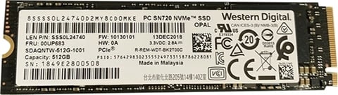 Black SN720 512GB 2280 NVMe M.2