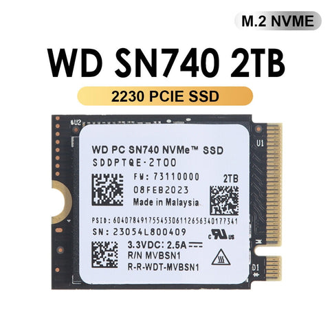 WD Green SN740 2TB 2230 NVMe M.2 SSD