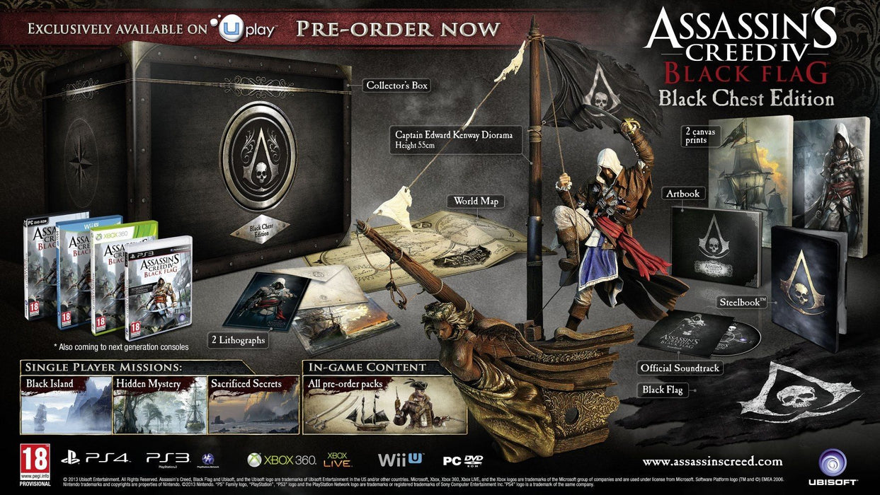 Assassin's Creed IV: Black Flag - Collector's Editions