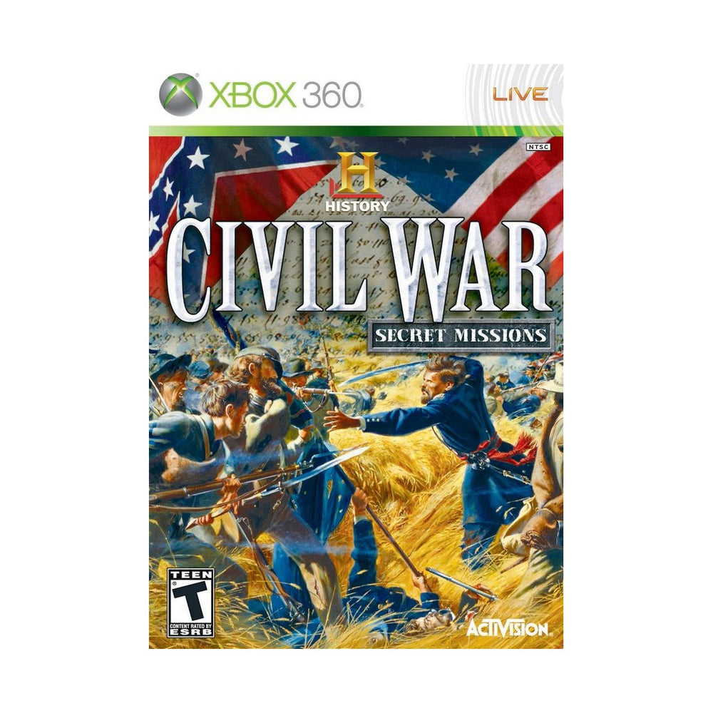History Civil War Secret Missions Xbox 360