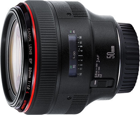 EF 50mm f/1.0L USM Black Lens