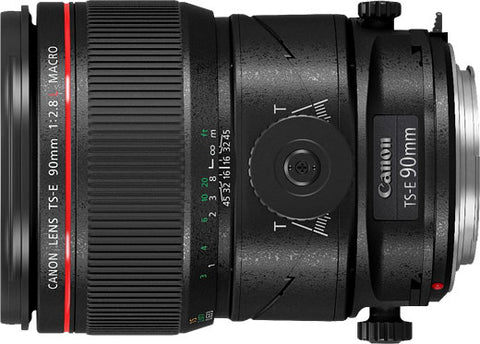 EF TS-E 90mm f/2.8L Macro Tilt-shift Black Lens