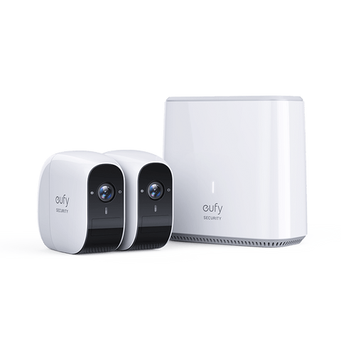 eufyCam E 2x Security Cameras met 1x HomeBase