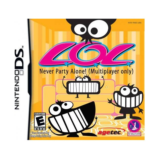 LOL Never Party Alone Nintendo DS