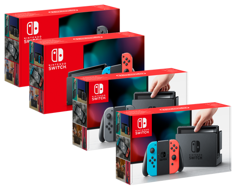 Switch Console (Zwart / Rood & Blauw) - In doos
