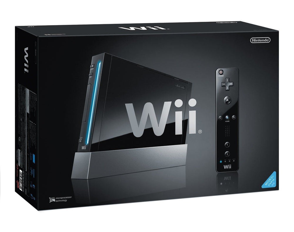 Wii Console - Zwart - In doos
