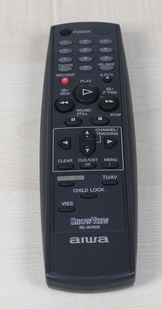 Originele Aiwa RC-8VR09 Afstandsbediening