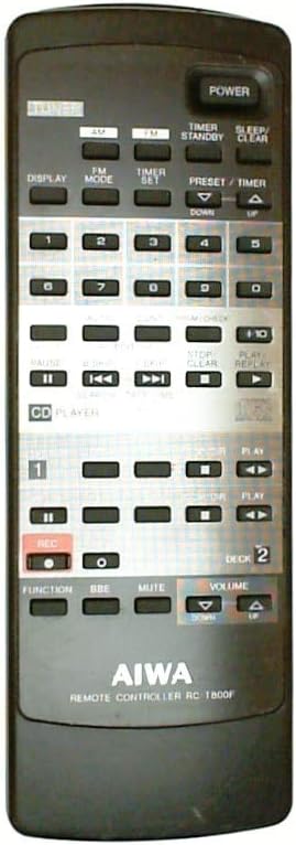 Originele Aiwa RC-T800F Afstandsbediening