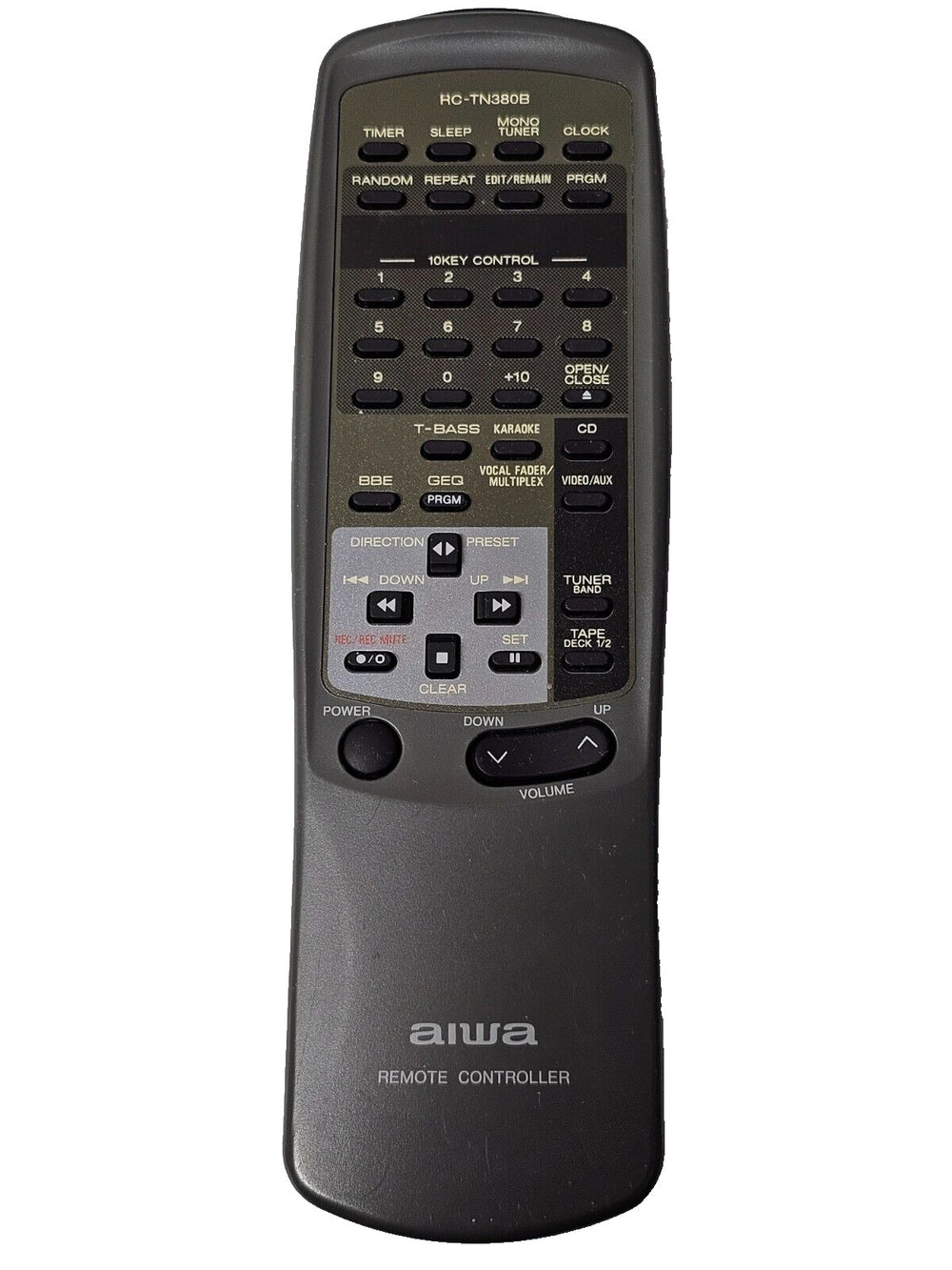 Originele Aiwa RC-TN380B Afstandsbediening