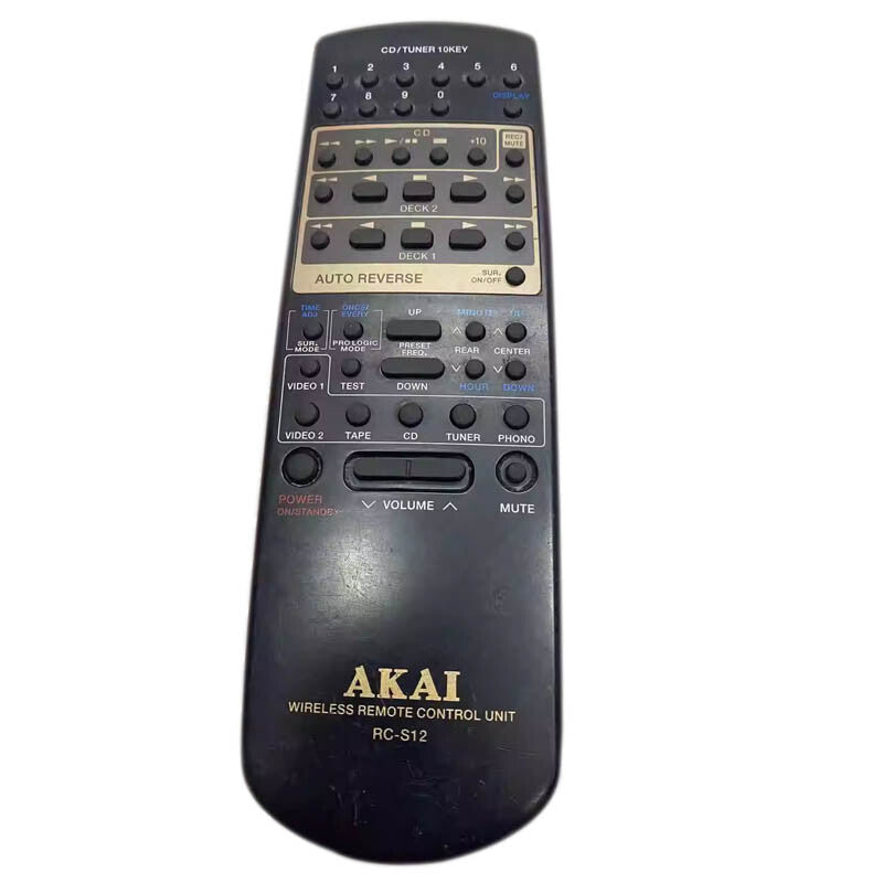 Originele Akai RC-S12 Afstandsbediening