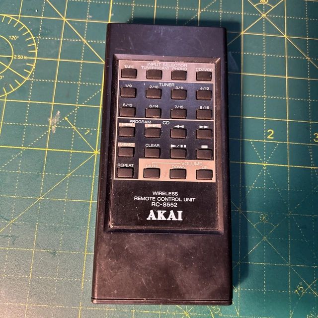 Originele Akai RC-S552 Afstandsbediening