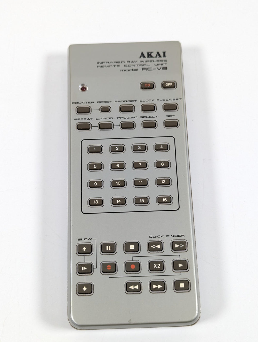 Originele Akai RC-V6 Afstandsbediening