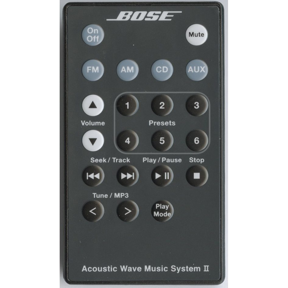 Originele Bose Acoustic Wave Music System II remote Afstandsbediening