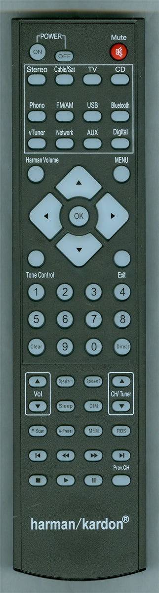 Originele Harman Kardon CARTHK3700 (HK 3700/3770 remote) Afstandsbediening