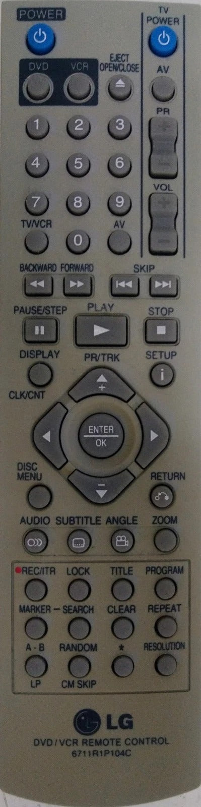Originele LG 6711R1P104C Afstandsbediening