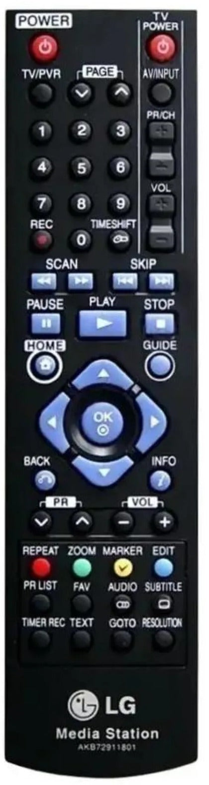 Originele LG AKB72911801 Afstandsbediening
