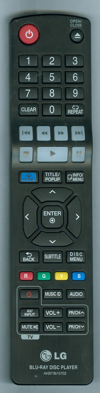 Originele LG AKB73615702 Afstandsbediening