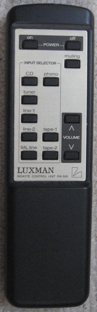 Originele Luxman RA-500 Afstandsbediening
