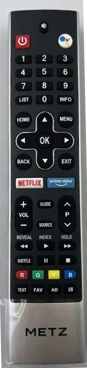 Originele Metz Metz blue Android TV-remote Afstandsbediening