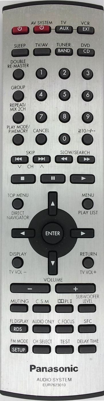 Originele Panasonic EUR7623010 Afstandsbediening