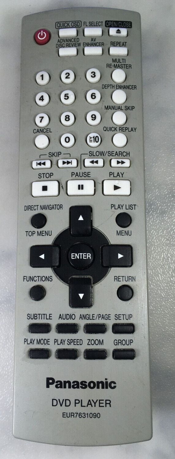 Originele Panasonic EUR7631090 Afstandsbediening