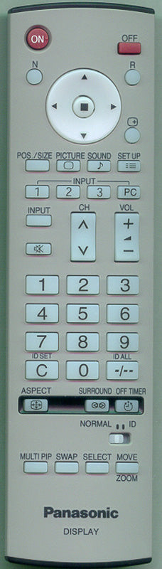 Originele Panasonic EUR7636070 Afstandsbediening