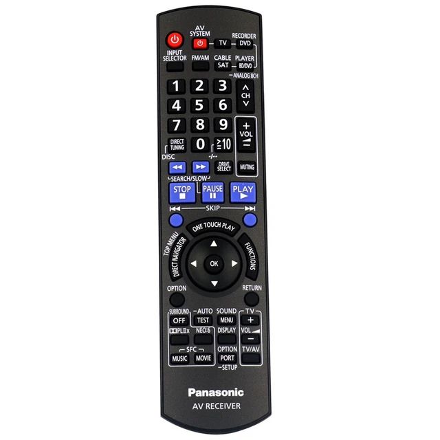 Originele Panasonic N2QAKB000070 Afstandsbediening