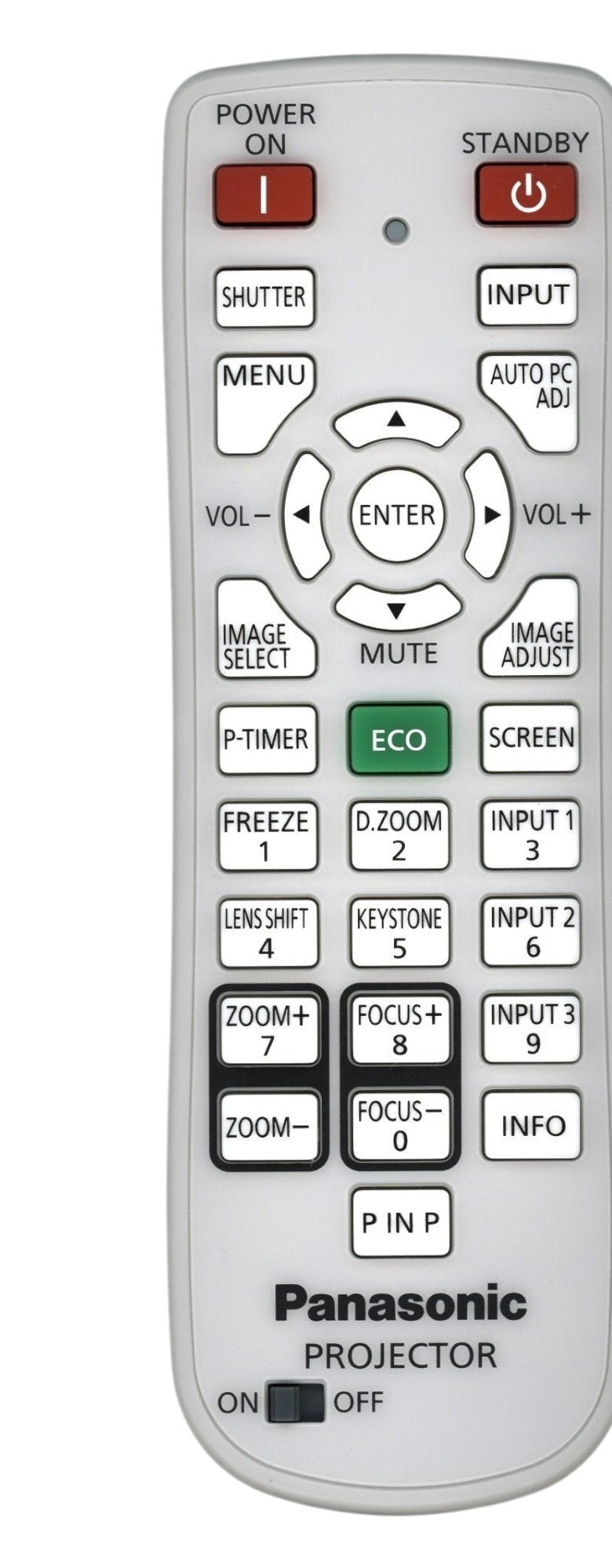 Originele Panasonic N2QAYA000042 Afstandsbediening