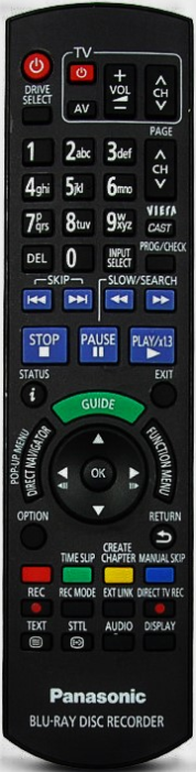 Originele Panasonic N2QAYB000338 Afstandsbediening